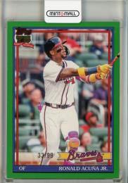 2026 Topps Ronald Acuna Jr. 91 Topps Green #T9184【33/99】 Atlanta Braves