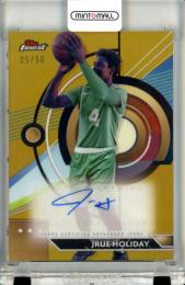 2023-24 Topps Finest Jrue Holiday Finest Autograph Gold Refractor Parallel【05/50】 Celtics