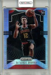 2019-20 Panini Prizm  De'Andre Hunter Base Hyper Prizm Parallel Hawks