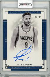 2016-17 PANINI National Treasures Ricky Rubio Autograph【04/35】