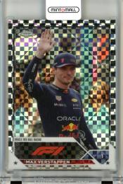 2023 Topps Chrome Formula1 Max Verstappen #3 Base Checker Flag X-fractor Parallel
