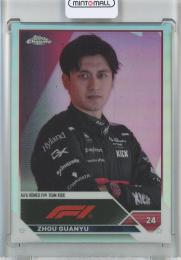 2023 TOPPS CHROME FORMULA 1 Zhou Guanyu Base/F1 Drivers/Image Variations/#58