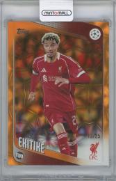2025-26 TOPPS UEFA Japan Edition Orange Sunflower Foil #176 / HUGO EKITIKE(Liverpool FC) 【13/25】
