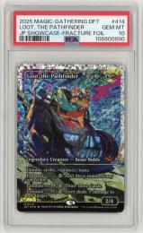 【DFT】【JPN】【フラクチャー・FOIL】《開拓者、おたから/Loot, the Pathfinder》【PSA10】