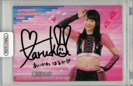 2021 BBM 女子プロレス 藍川はるか 直筆サイン【042/100】