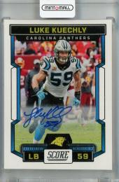 2023 Panini Score Luke Kuechly Base Signatures #51 Auto Carolina Panthers