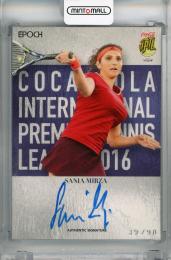 2016 Epoch International Premier Tennis League SANIA MIRZA  AUTHENTIC SIGNATURES - VERTICAL #AS-MZ-V Auto【39/90】