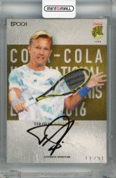 2016 Epoch International Premier Tennis League THOMAS JOHANSSON AUTHENTIC SIGNATURES - VERTICAL #AS-TJ-V Auto【11/91】