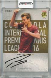 2016 Epoch International Premier Tennis League TOMAS BERDYCH AUTHENTIC SIGNATURES - VERTICAL #AS-TB-V Auto【04/30】