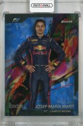 2024 Topps Finest Formula 1 Josep Maria Marti Common Blue Refractors #42 ※初期傷あり【038/200】 F2 – Campos Racing