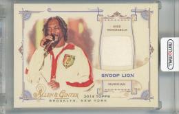 2014 Topps Allen & Ginter Snoop Lion Relics Full-Size #FRB-SL Musician
