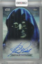 2019 Topps Chrome Star Wars Legacy Emperor Palpatine Classic Trilogy Autographs #CACR ※状態難【011/199】