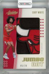 2019-20 Panini Absolute Memorabilia  Coby White Jumbo Hat Team Logo #11 ※白かけあり【05/20】 Chicago Bulls