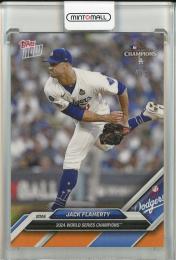 2024 Topps Now World Series Champion Team Set Jack Flaherty Orange Parallel【4/5】 Los Angeles Dodgers