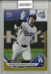 2025 Topps Now Shohei Ohtani #5 Gold Foil【21/50】 Los Angeles Dodgers