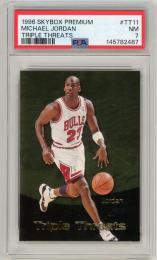 1996-97 SkyBox Premium Michael Jordan Triple Threats #TT11【PSA7】 Chicago Bulls