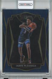 2020-21 Panini Select Basketball Jaden McDaniels Base Premier Level/RC/#197 Minnesota Timberwolves