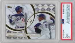 2024 TOPPS DYNAMIC DUALS Shohei Ohtani Yoshinobu Yamamoto 【PSA9】 Los Angeles Dodgers