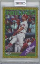 2023 TOPPS '88 Topps Silver Pack Chrome Series 2 Gold Refractors / KYLE SCHWARBER(Philadelphia Phillies) 【26/50】