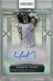 2022 Topps Bowman Sterling Ezequiel Tovar Prospect Autographs Refractor #PA-ET 【112/150】 Colorado Rockies