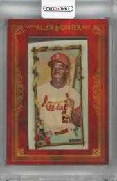 2023 Topps Allen & Ginter Lou Brock Base Framed Mini Cloth #89 ※初期傷あり【04/10】 St. Louis Cardinals