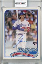 2024 Topps Jonny Deluca 89 Topps Autographs #89BA-JDE RC Los Angeles Dodgers