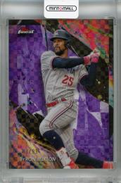 2024 Topps Finest Byron Buxton Uncommon Purple Checkerboard Refractors #147 【83/99】 Minnesota Twins