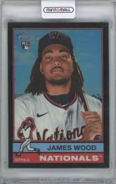 2025 TOPPS Heritage Chrome Black Refractors #231 / JAMES WOOD(Washington Nationals) 【30/76】