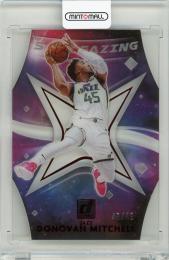 2020-21 Panini Clearly Donruss Basketball Donovan Mitchell Star Gazing Red No. 10【49/49】 Utah Jazz