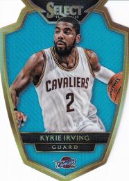2014-15 Panini Select Cleveland Cavaliers Kyrie Irving Light Blue Prizms Die-Cut #125 123/199