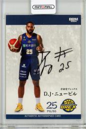 BBM2023-24 B.LEAGUE FAST BREAK 1st Half	ディージェイ ニュービル	直筆サインカード	15/20