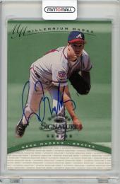 1997 DONRUSS Signature Series Greg Maddux Millennium Marks Autograph【0377】《やや難あり》Atlanta Braves