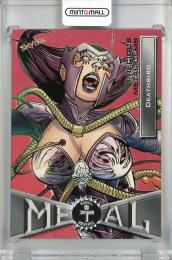 2021 UPPER DECK Marvel X-Men Metal Universe Precious Metal Gems Red PMG #80 Deathbird 【023/100】