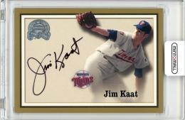 2000 Fleer Greats of the Game Jim Kaat Autograph《やや難あり》Minnesota Twins