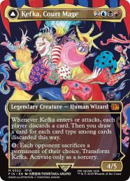 【FIN】【ENG】【Foil】《人造魔導士、ケフカ/Kefka, Court Mage》ボーダーレス版 No.322