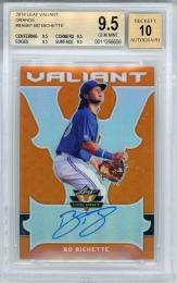 2018 LEAF Valiant Bo Bichette Autograph【1/35 (1st No.)】【BGS9.5 GEM-MT】