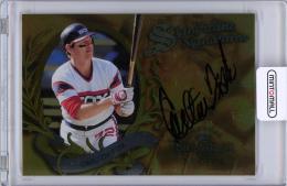 1997 DONRUSS Signature Series Carlton Fisk Significant Signatures【1321/2000】《やや難あり》Chicago White Sox