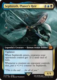 【FIN】【ENG】《星の継承者、セフィロス/Sephiroth, Planet's Heir》拡張アート版 No.505