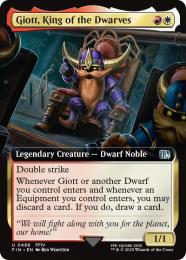 【FIN】【ENG】《ドワーフの王、ジオット/Giott, King of the Dwarves》拡張アート版 No.488