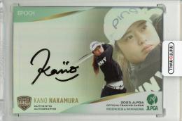 2023 EPOCH JLPGA ROOKIES & WINNERS 仲村果乃 直筆サインカード パラレル版【14/55】