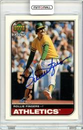 1998 UPPER DECK Retro Rollie Fingers Sign of the Times《やや難あり》Oakland Athletics
