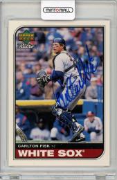 1998 UPPER DECK Retro Carlton Fisk Sign of the Times《やや難あり》Chicago White Sox