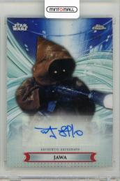 2019 TOPPS Chrome Star Wars Legacy Rusty Goffe as Jawa Classic Trilogy Autographs Red Refractors #CARG【3/5】