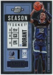 2020-21 Panini Contenders Optic #75 Ja Morant