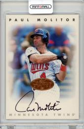 1996 LEAF Signature Series Paul Molitor Autographs Bronze《やや難あり》Minnesota Twins