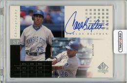 2000 UPPER DECK SP Authentic Carlos Beltran SP Chirography《やや難あり》Kansas City Royals