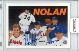 1999 UPPER DECK Nolan Ryan Baseball Heroes Autograph《やや難あり》New York Mets/California Angels/Houston Astros/Texas Rangers