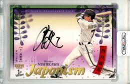 2026 BBM ベースボールカード 1STバージョン 西川龍馬 ジャポニズム直筆サインカード【21/30】 オリックス