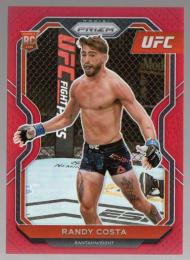2021 Panini UFC Prizm  Randy Costa #89 Red 25/275
