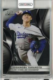 2025 Topps Chrome Black Yoshinobu Yamamoto Base #64